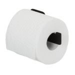 Tiger Colar Toiletrolhouder - zonder klep - L-vorm - zelfklevend - zwart SW877218