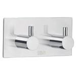 Smedbo Beslagsboden Handdoekhouder - 9x4.5x3cm - zelfklevend - RVS Gepolijst Edelstaal SW10999