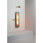 Sunshower Round Medium One infrarood opbouw incl. Wandbeugel 140x33x12cm Organic Grey SW767754