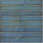 La Platera Cerámica Raku Keramische wandtegel - 35x35cm - 9.2mm - Blauw SW1245091