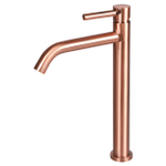 Differnz Kraan Koud/warm hoog gebogen kraan rood koper SW705394