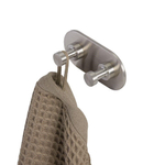 Geesa Nemox Handdoekhaak dubbel RVS geborsteld GA70663