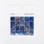 SAMPLE The Mosaic Factory Amsterdam mozaïektegel 2x2x0.4cm voor wand en vloer voor binnen en buiten vierkant Glas Midden Blauw SW861920