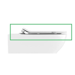 Crosswater KAI Slim zitting met softclose met quick release 36x41x5cm ABS kunststof wit SW224325