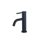 Fortifura Calvi Slim Wastafelkraan - 17.4cm - opbouw - mat zwart SW377835