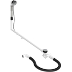 Duravit badafvoer en overloopcombinatie met waste chroom 0305206