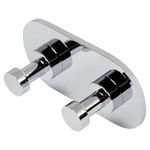 Geesa Nemox Handdoekhaak dubbel Chroom 0650367