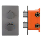 Best Design Moya inbouwthermostaat & inb.box 1/2 Gunmetal SW353479