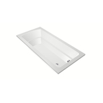 Xenz Bodysize ligbad - 190x90cm - met overloop - zonder afvoer - Acryl Wit SW103430