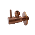 Xellanz Minimal hoekstopkraan 3/8" x 3/8" of knel 10 mm geborsteld brons koper SW863123