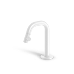 Clou Kaldur fonteinkraan 2x15.9cm korte uitloop rechts Wit mat SW445738