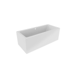 Riho Rethink Cubic halfvrijstaand bad met panelen - 180x80cm - acryl - rechts in hoek - glans wit SW547806