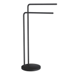 Smedbo Beslagsboden Handdoekhouder - 40x80x25cm - Staal Mat zwart SW890085