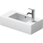 Duravit Vero fontein 50x25cm met kraangat rechts met overloop Wondergliss wit 0291636