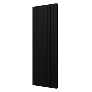 Plieger Cavallino Retto designradiator verticaal dubbel middenaansluiting 1800x602mm 1549W mat zwart