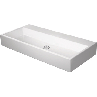 Duravit Vero Air (meubel) wastafel zonder kraangat zonder overloop 100x47cm met WonderGliss wit