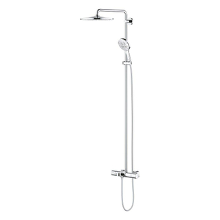 GROHE Rainshower SmartActive 310 mono douchesysteem met badthermostaat m. rainshower hoofddouche + SmartActive handdouche 130 chroom OUTLETSTORE