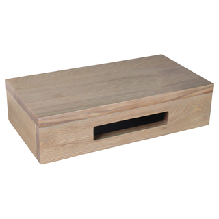 Differnz fonteinplank 40x25x10cm rechthoek met handdoekhouder eiken OUTLETSTORE