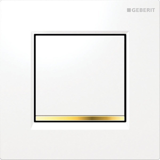 Geberit Type 30 urinoir bedieningsplaat wit goud wit