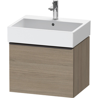 Duravit D-Neo wastafelonderkast 58.4x44x44.2cm 1 lade Eiken (terra) Mat