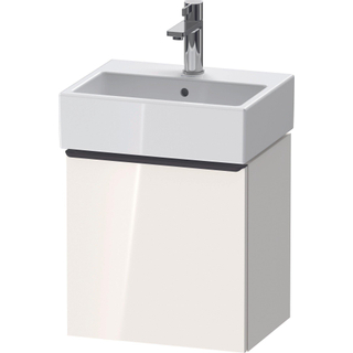 Duravit D-Neo wastafelonderkast 43.4x44x32.2cm Linksdraaiend 1 deur wit Hoogglans