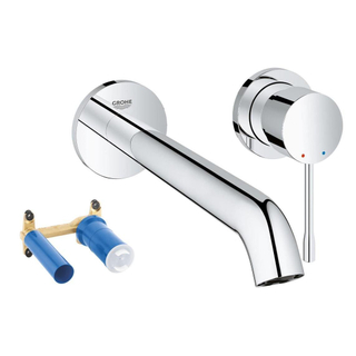 GROHE Essence New Wastafelkraan Inbouw - uitloop 23cm - L size - zonder waste - chroom