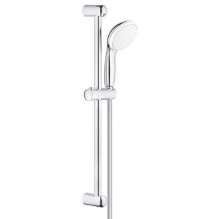 GROHE New Tempesta glijstangset met handdouche met 1 straalsoort 9.5L/min. 60cm met doucheslang 175cm chroom/wit