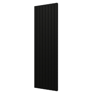 Plieger Cavallino Retto designradiator verticaal dubbel middenaansluiting 2000x602mm 1716W mat zwart