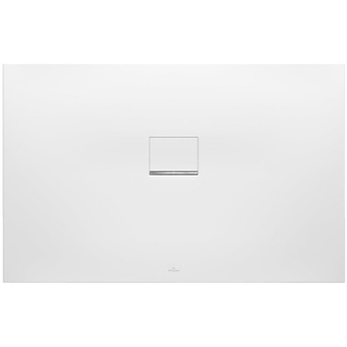 Villeroy & Boch Squaro Infinity kunststof douchebak quaryl rechthoekig 140x90x4cm mat wit