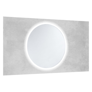 Differnz badkamerspiegel rond diameter 80cm met led verlichting en touch schakelaar