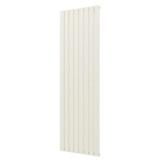 Plieger Cavallino Retto designradiator verticaal enkel middenaansluiting 2000x602mm 1332W wit structuur