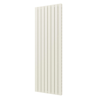 Plieger Cavallino Retto designradiator verticaal dubbel middenaansluiting 1800x602mm 1549W wit structuur