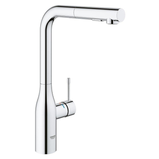 GROHE essence new Keukenkraan - hoog - uittrekbare l uitloop - 2 straalsoorten - chroom