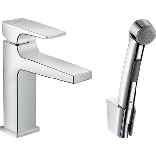 Hansgrohe Metropol wastafelkraan 160 met 1jet handdouche chroom