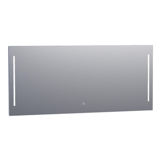 Saniclass spiegel Deline 160x70cm met verlichting aluminium