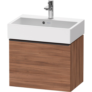 Duravit D-Neo wastafelonderkast 58.4x44x37.2cm 1 lade met softclose Noten Mat