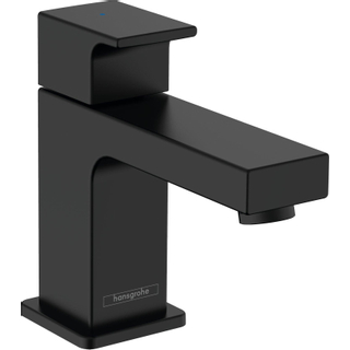 Hansgrohe Vernis Shape 1-gats toiletkraan 70 z. waste v. koud water, voorsprong 9.2cm mat zwart