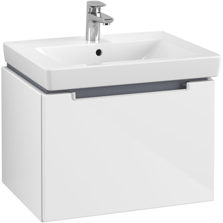 Villeroy & boch Subway 2.0 wastafelonderkast 58.7x42x45.4cm Wit glans