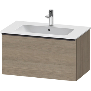 Duravit D-Neo wastafelonderkast 81x44x46.2cm 1 lade Eiken (terra) Mat