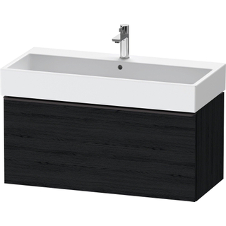 Duravit D-Neo wastafelonderkast 98.4x44x44.2cm 1 lade Eiken (zwart) Mat