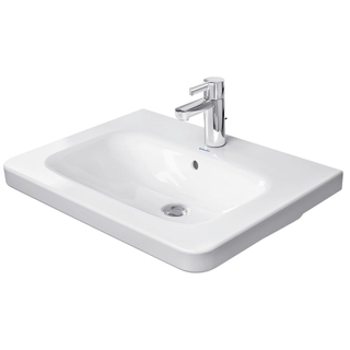 Duravit DuraStyle meubelwastafel m. overloop m. 1 kraangat 65x48cm wit