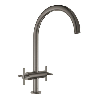 GROHE Atrio Keukenkraan - hoog - hard graphite geborsteld