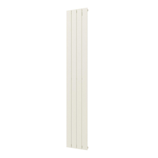 Plieger Cavallino Retto designradiator verticaal enkel middenaansluiting 1800x298mm 614W wit structuur