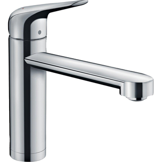 Hansgrohe M42 M423-H120 1-gats keukenkraan v. plaatsing v. het raam m. 360° draaibare uitloop omklapbaar chroom