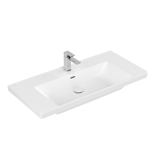 Villeroy & boch Subway 3.0 meubelwastafel 100cm 1 krgt met overloopC+ stone white