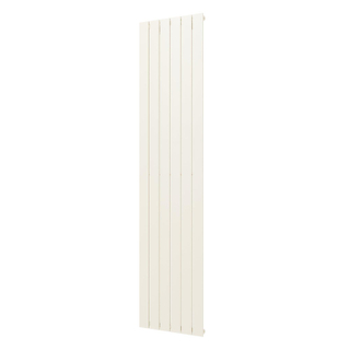 Plieger Cavallino Retto designradiator verticaal enkel middenaansluiting 2000x450mm 999W pergamon (RAL9001)