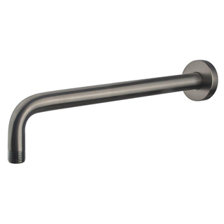 Wiesbaden luxe douche-arm rond muurbevestiging 35cm Gunmetal