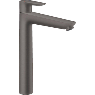 Hansgrohe Talis e 1-gr wastafelmkr 240 zo/afvoer brushed black chr