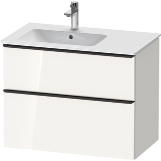 Duravit D-Neo wastafelonderkast 81x62.5x46.2cm 1 lade wit Hoogglans