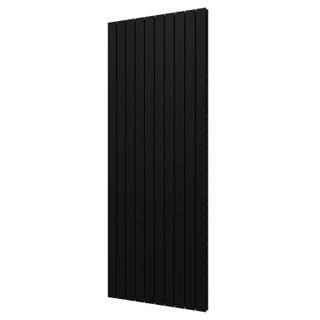 Plieger Cavallino Retto designradiator verticaal dubbel middenaansluiting 2000x754mm 2146W mat zwart